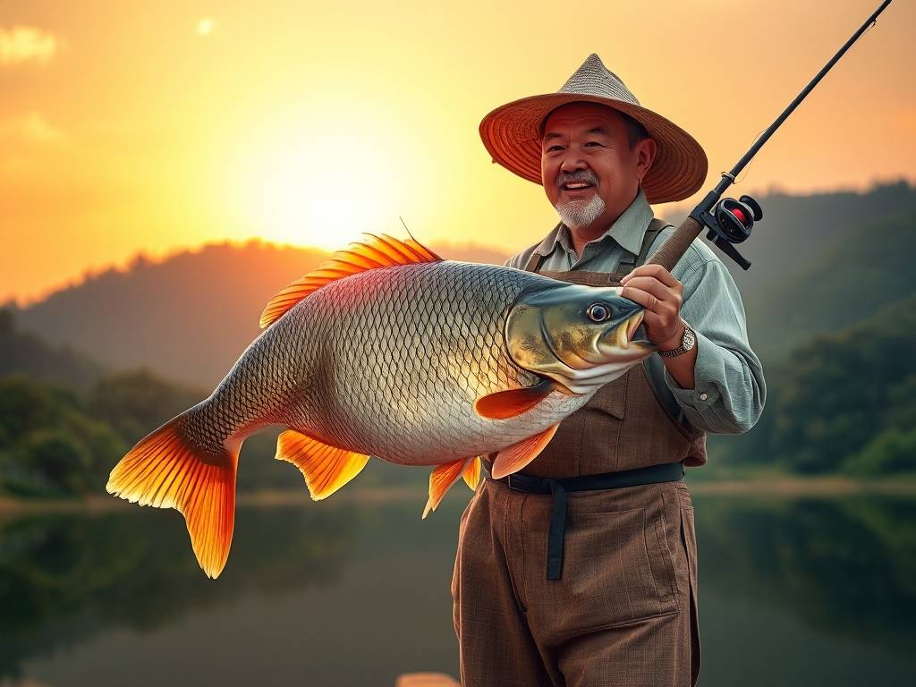 梦见钓鱼钓到大鱼是何意？大鱼代表财富