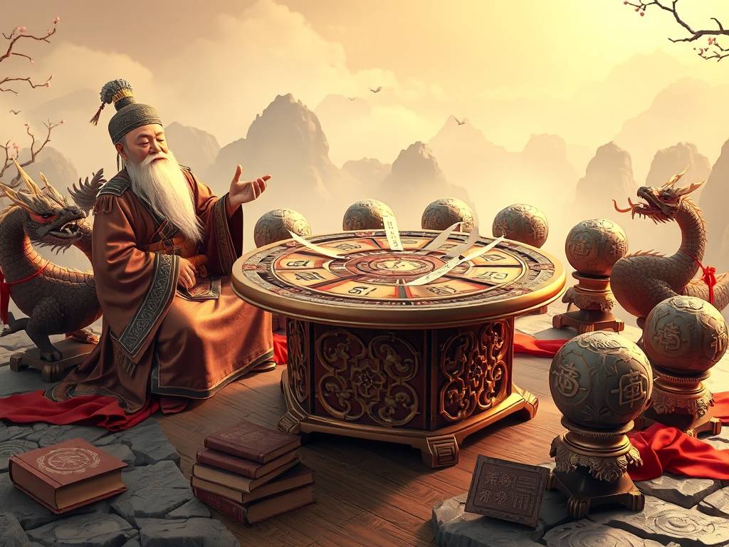 八卦图解之奇门遁甲预测3d方法