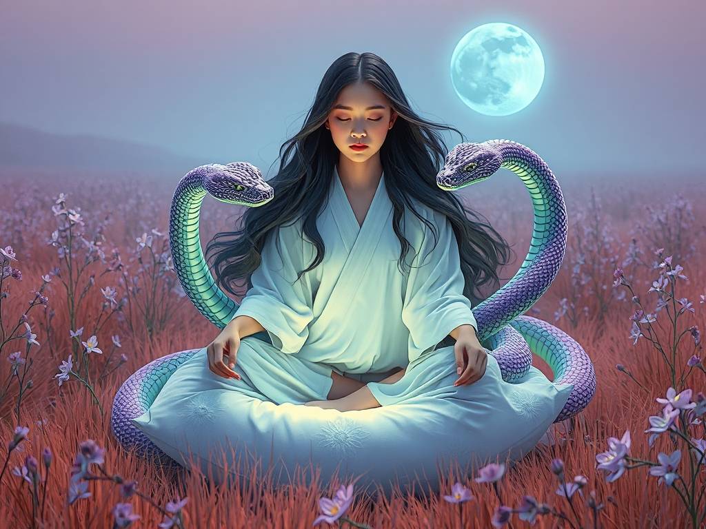 梦见蛇缠身的暗示