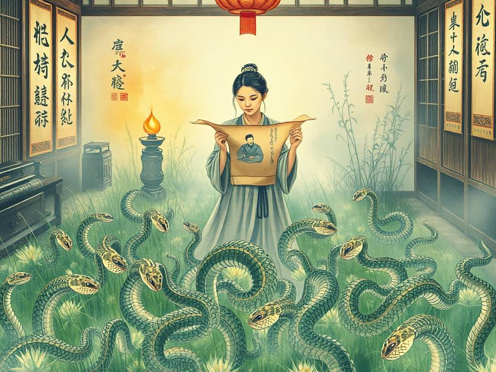 周公解梦  梦见很多蛇
