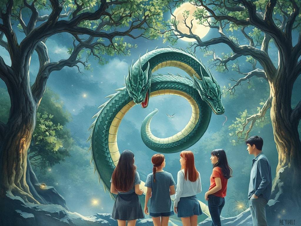 做夢(mèng)夢(mèng)见龙变成蛇，朋友之间有八卦