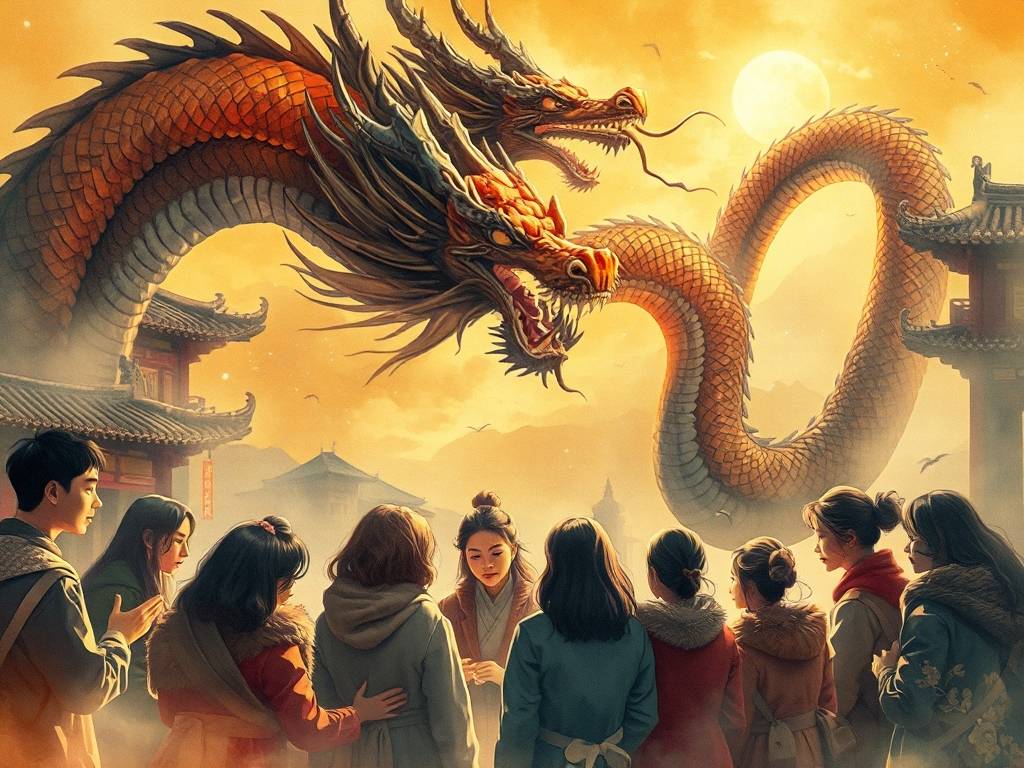 做夢(mèng)夢(mèng)见龙变成蛇，朋友之间有八卦