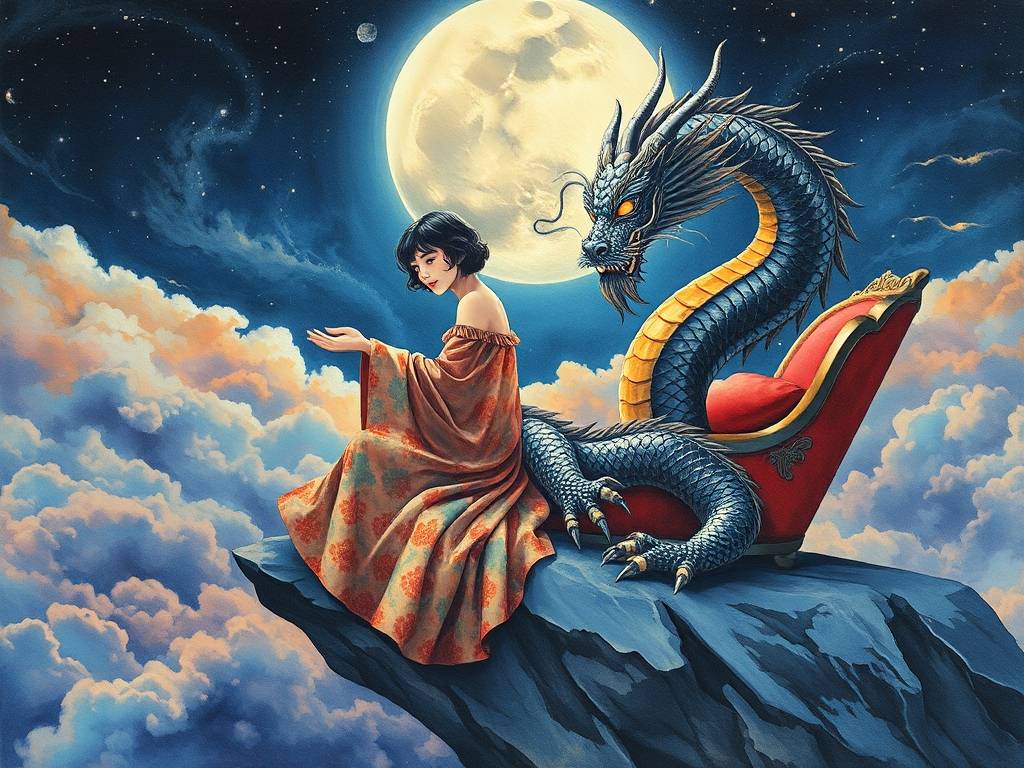 做梦梦见龙的雕像，预示运气到了