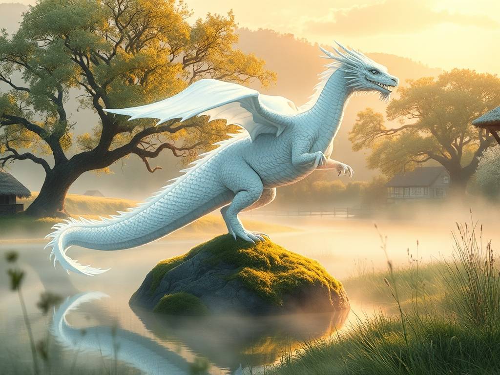 梦见白龙下凡