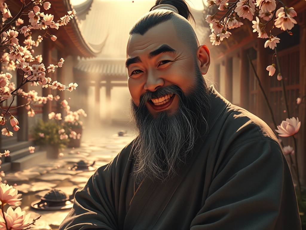 梦见济公笑了
