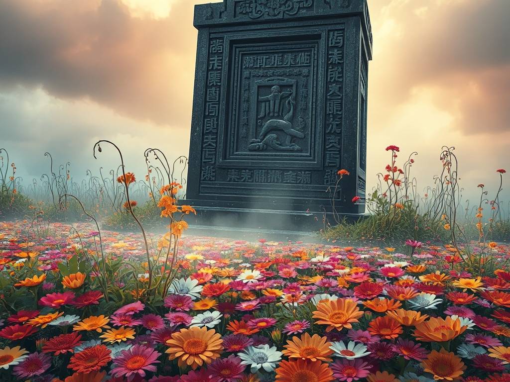 梦见祖坟前开花