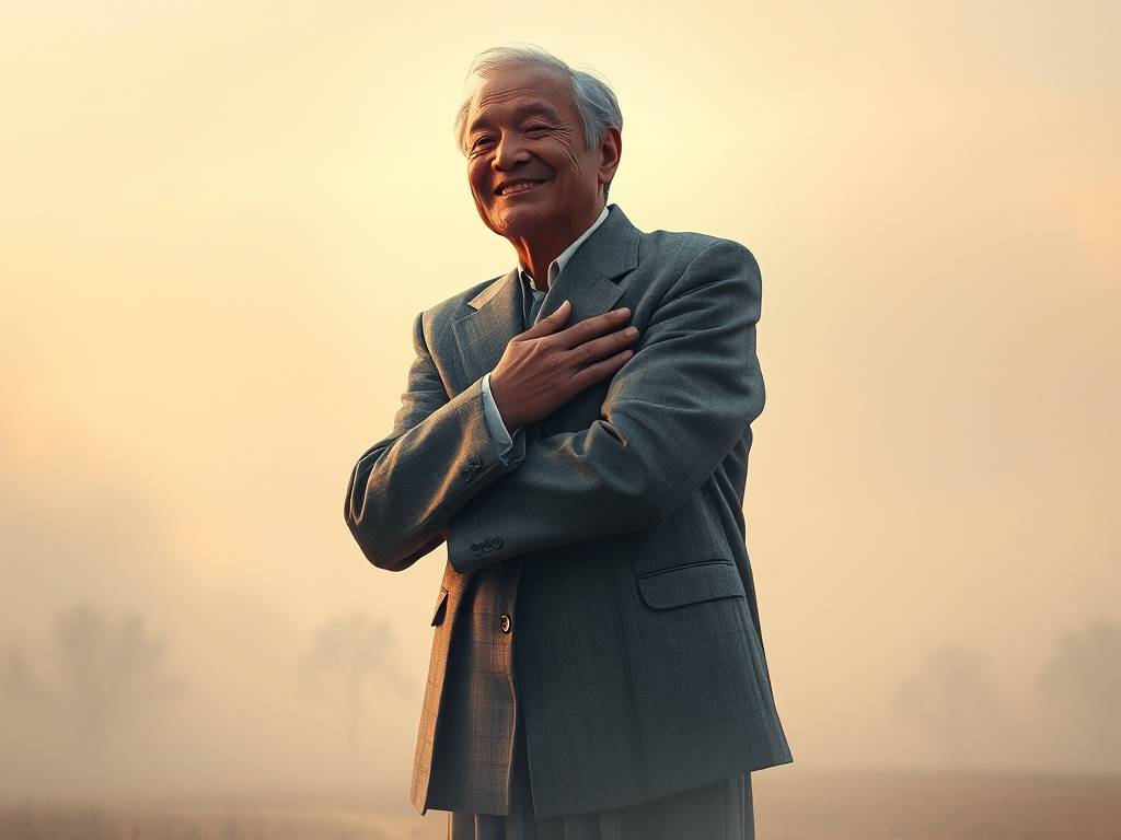 梦见抱着去世的父亲