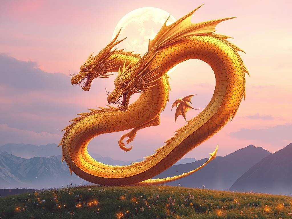 梦见两条金龙飞舞