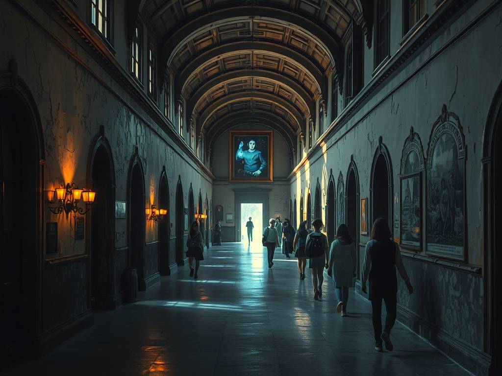 梦见学校走廊