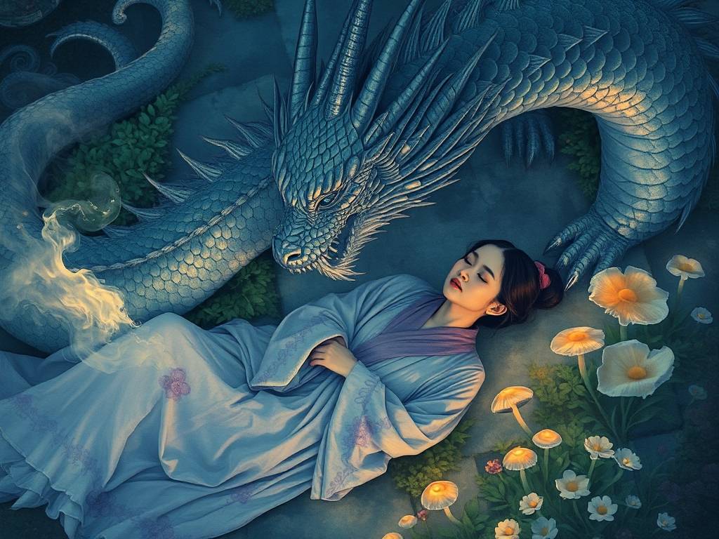 梦见女人梦见一条龙