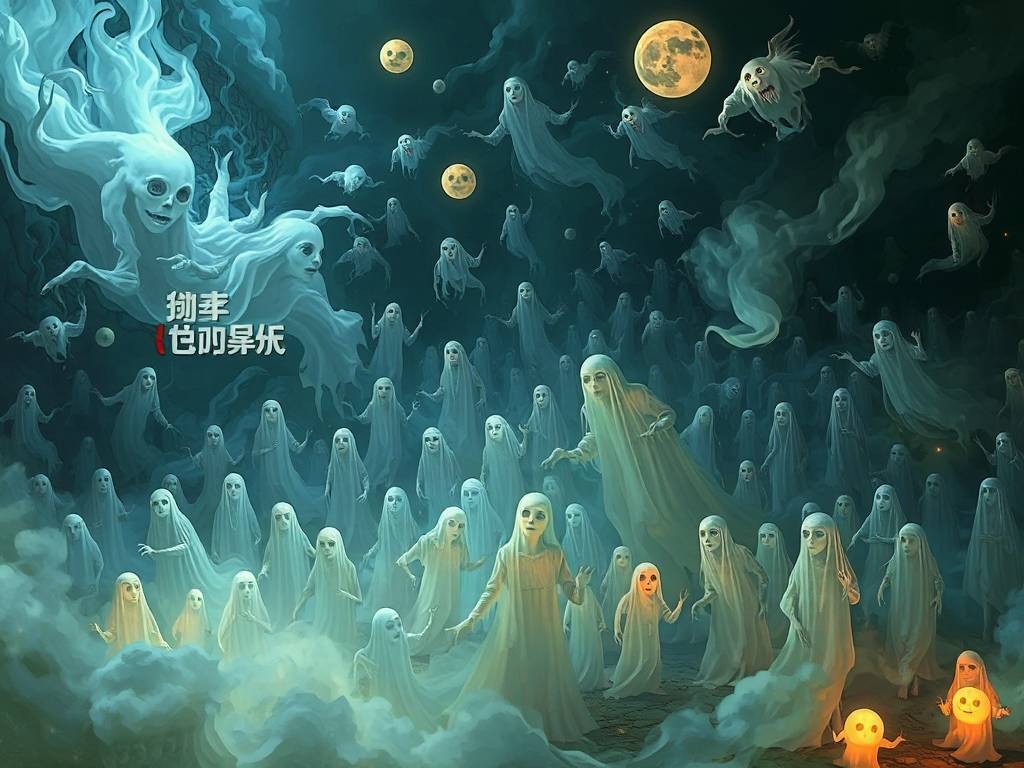 梦见许多鬼