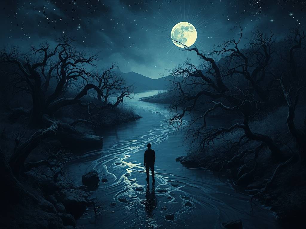 梦见黑色的河流是怎么回事？