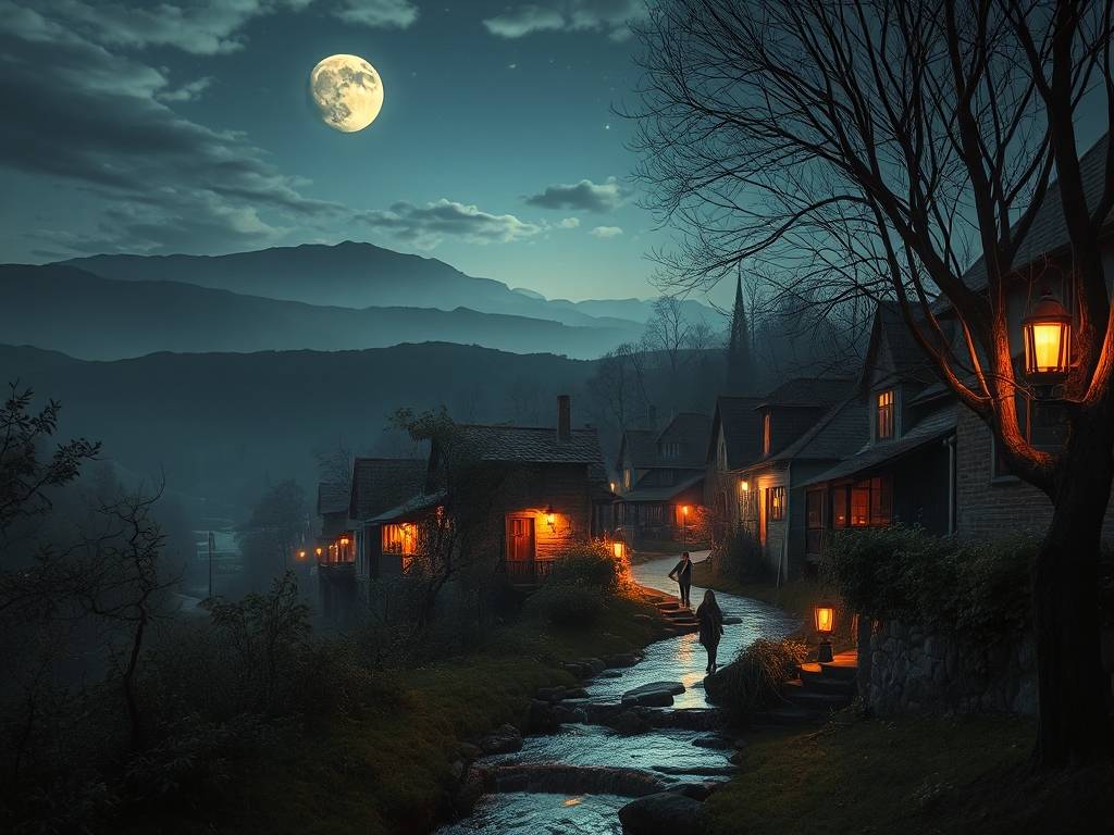 梦见夜景，梦到夜色笼罩