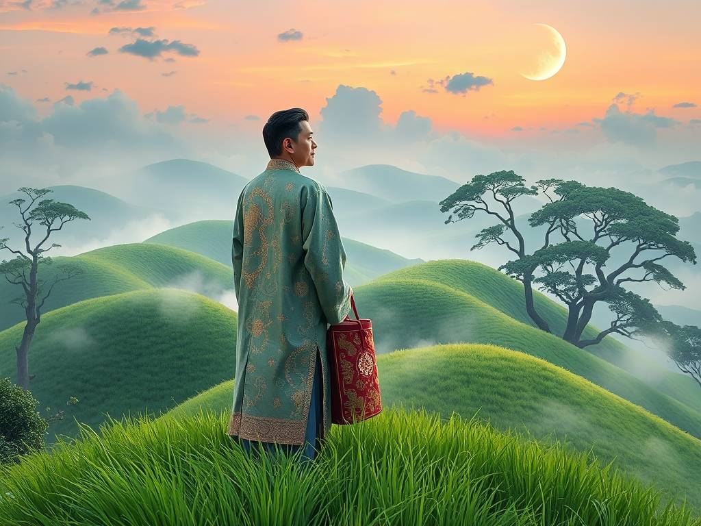 梦见丘陵，商人梦见丘陵