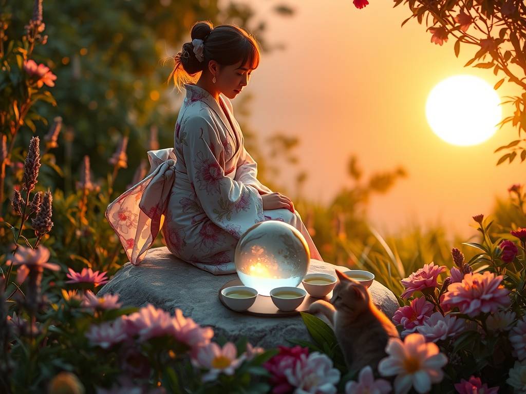 美眉花草茶占卜