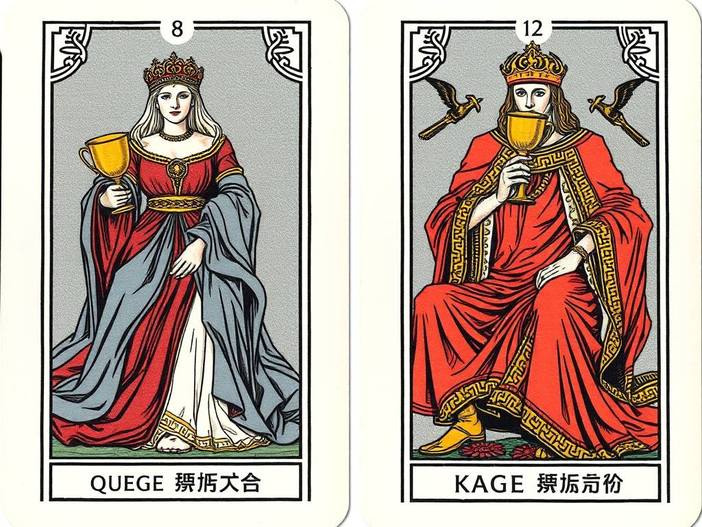塔罗牌圣杯王后(正位/逆位)牌意解读