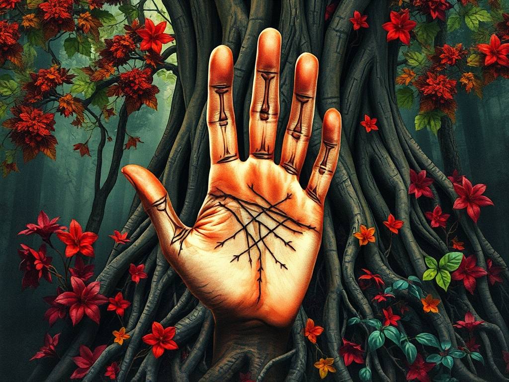 手相图解：创作纹