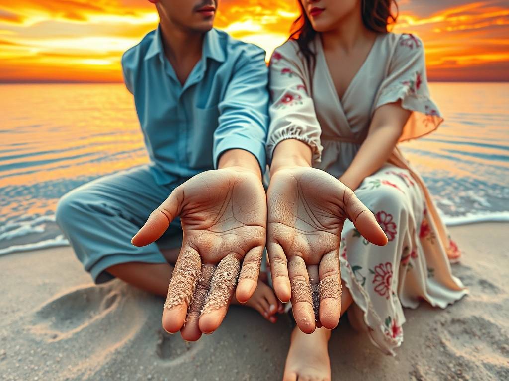 婚姻线末端分叉易婚变
