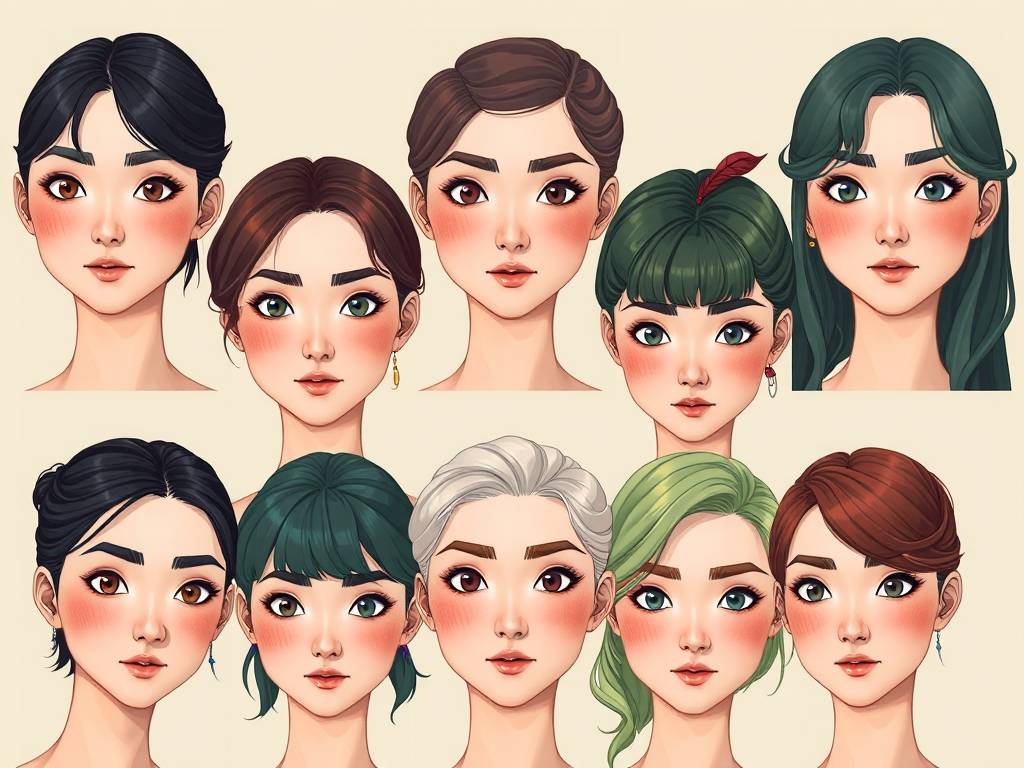 12种眉毛图片大全