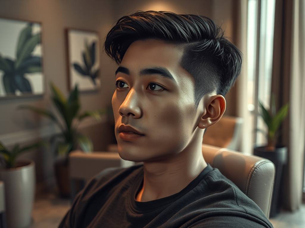 男士纹眉图片