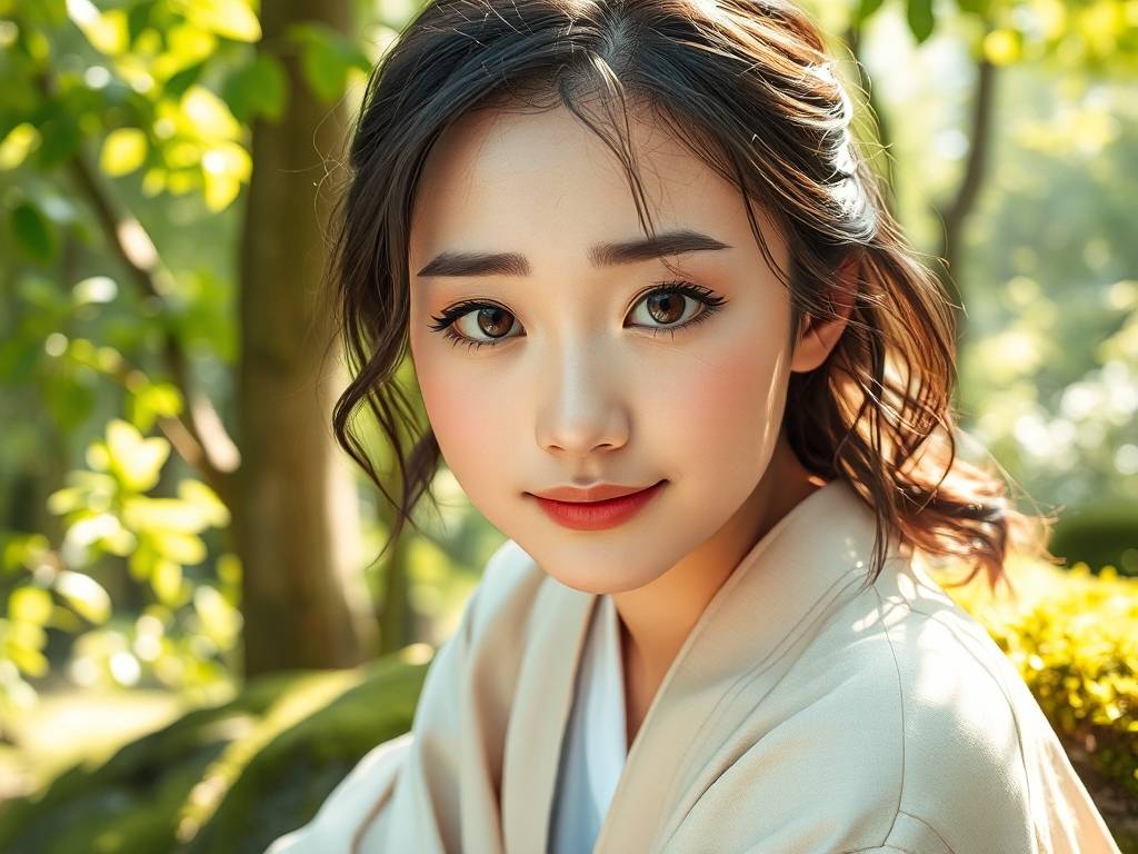 女孩子眉头重眉尾轻