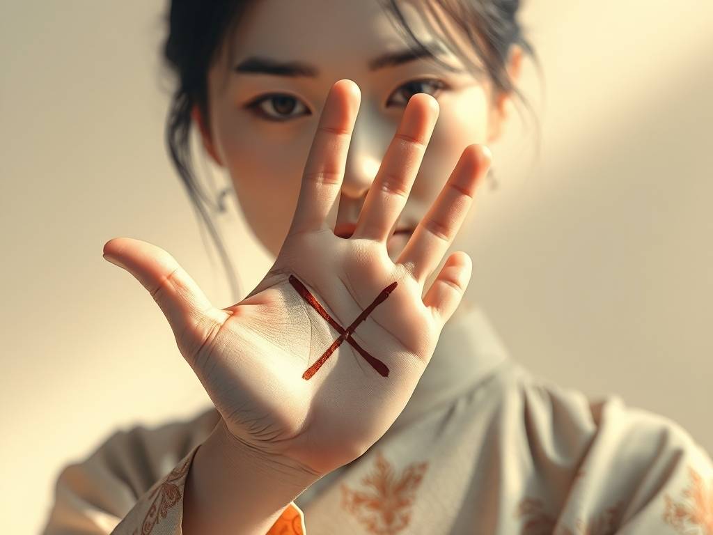 手相有x纹出手掌心命运 善良聪明学识渊博