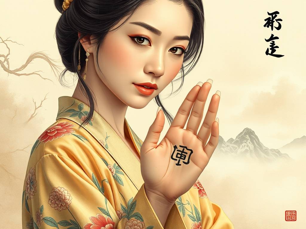 女人右手心田字纹手相 吉祥之命得遇贵人
