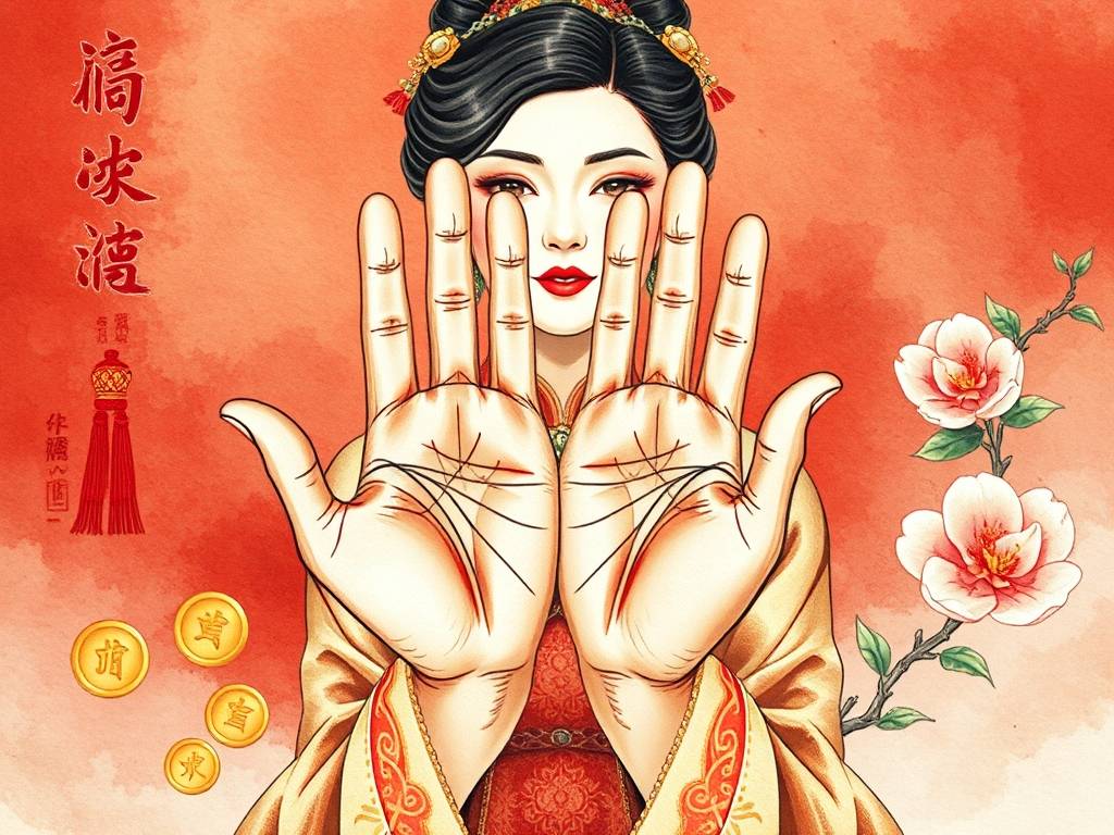 富贵女人手相图解大全  命中带财的女人手相
