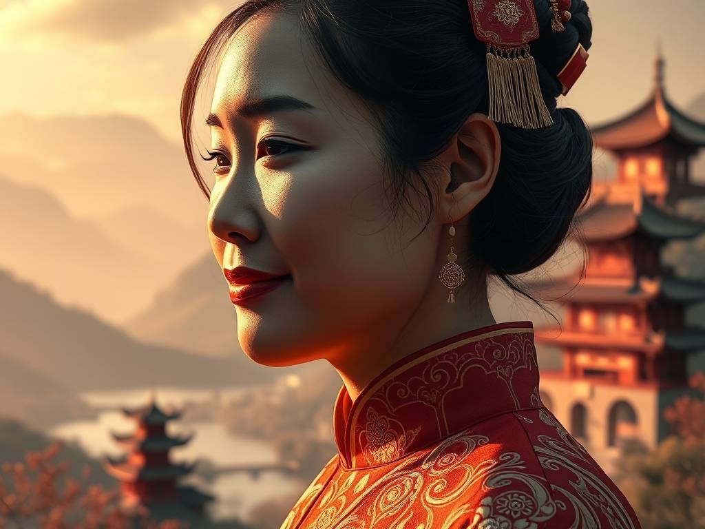 最有福气的下巴图片 圆下巴福禄双全