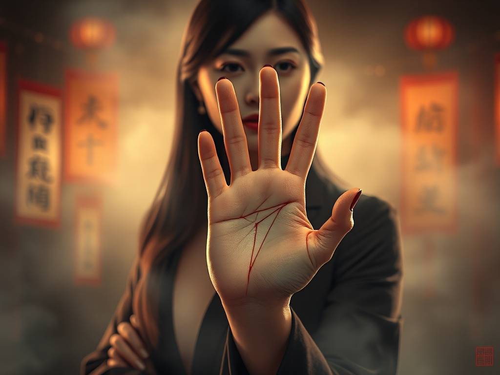 吸金的女人手相特征 智慧线轻松挣大钱