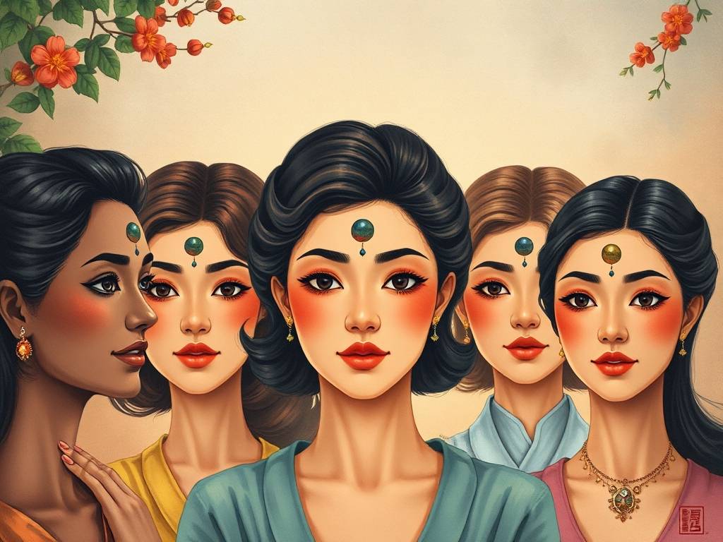 女人额头痣相图解大全 良痣种善缘