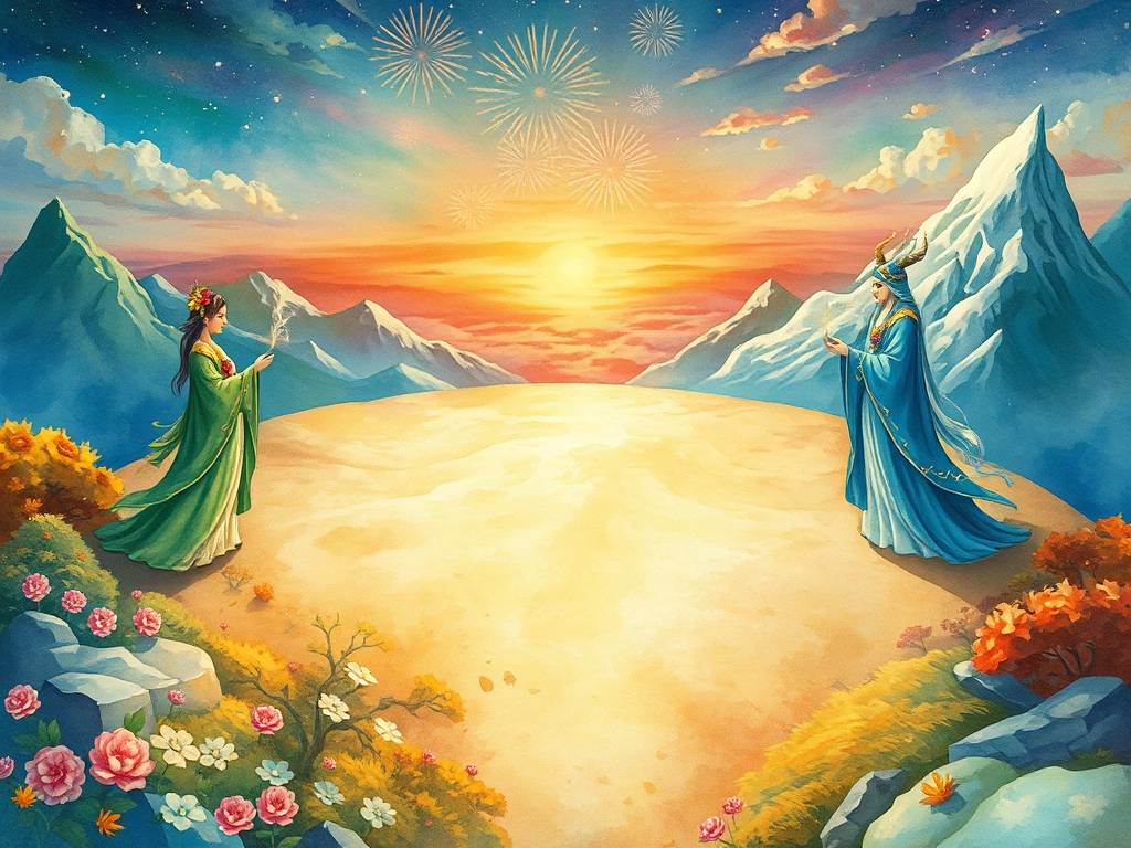 免费心理测试 如果四季有神你会是哪个阵队