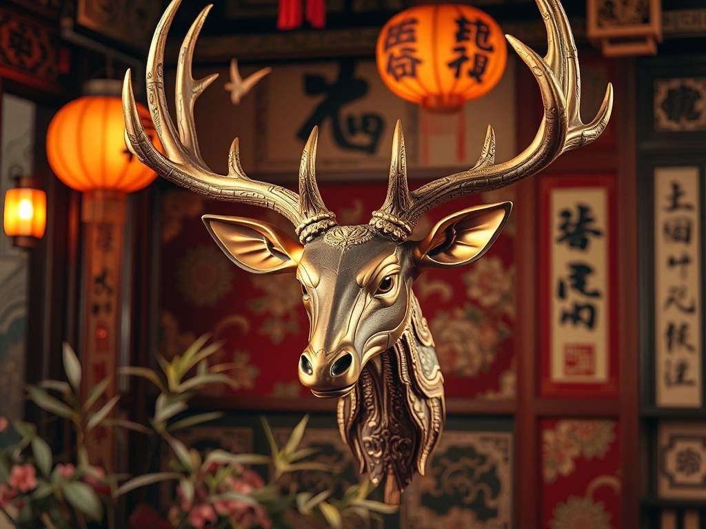 家里摆放鹿头代表什么 高官厚禄布福增寿