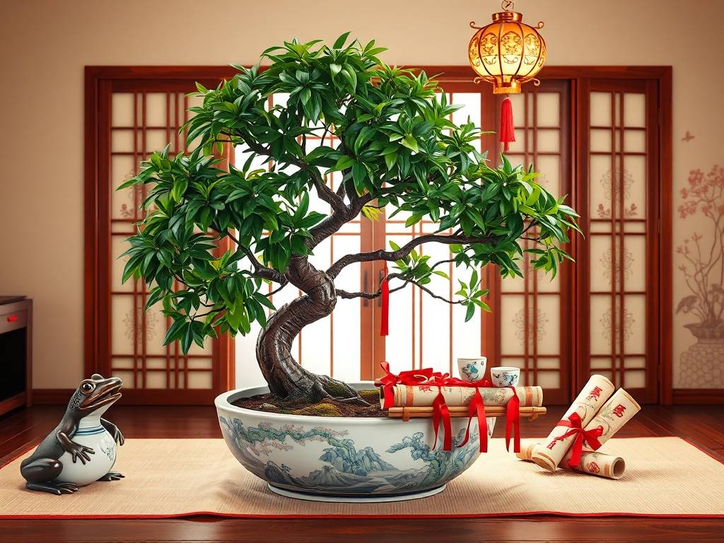 客厅发财树的摆设风水大全