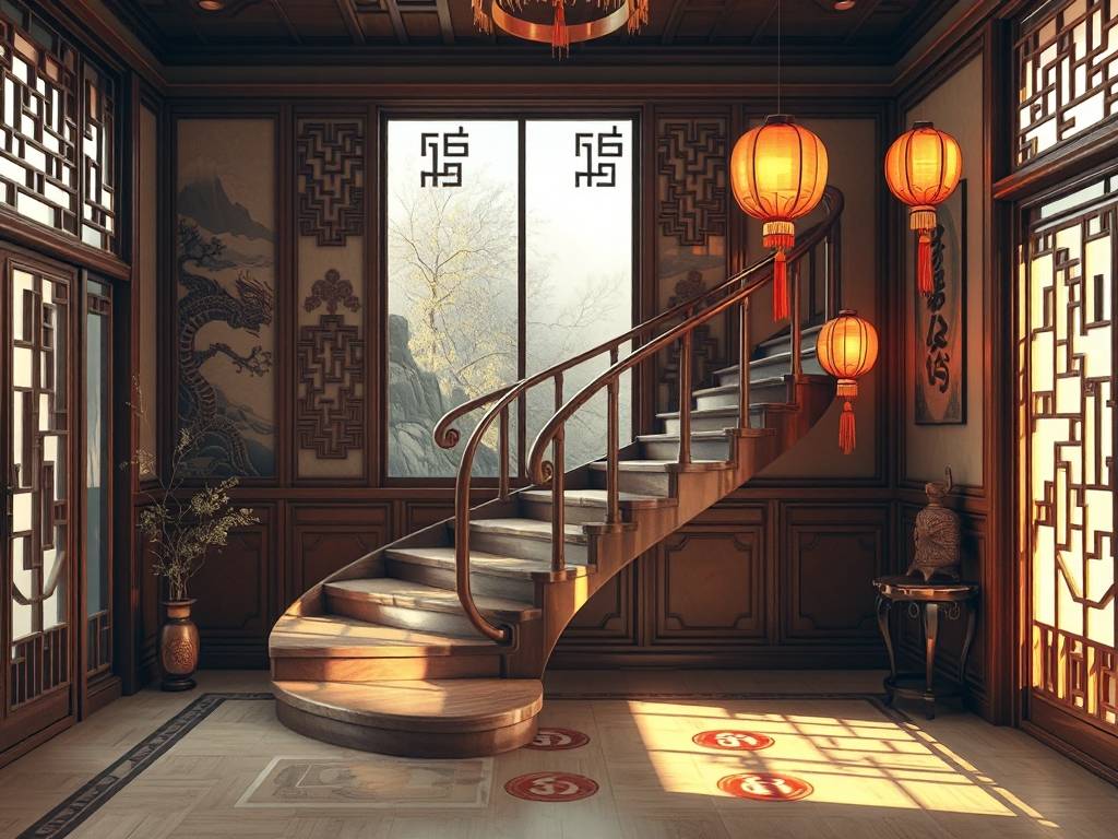客厅楼梯的风水讲究图解