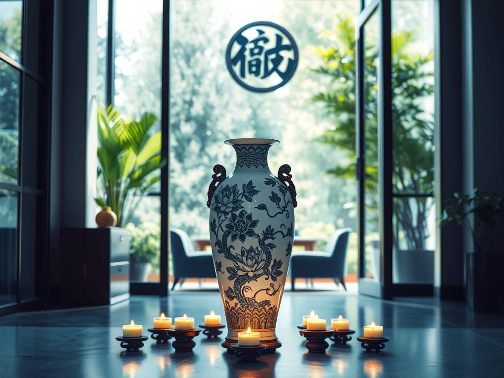 公司前台风水摆件推荐 花瓶可以增气运