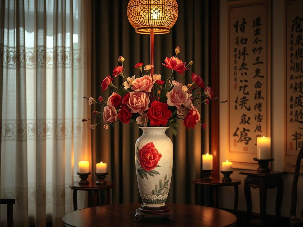 落地花瓶擺(bǎi)设客厅风水禁忌