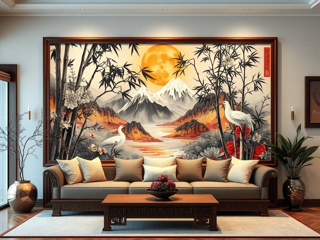 客厅装饰画的风水事项知识