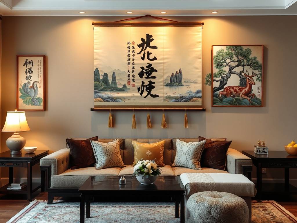 客厅挂字画的风水有什么呢
