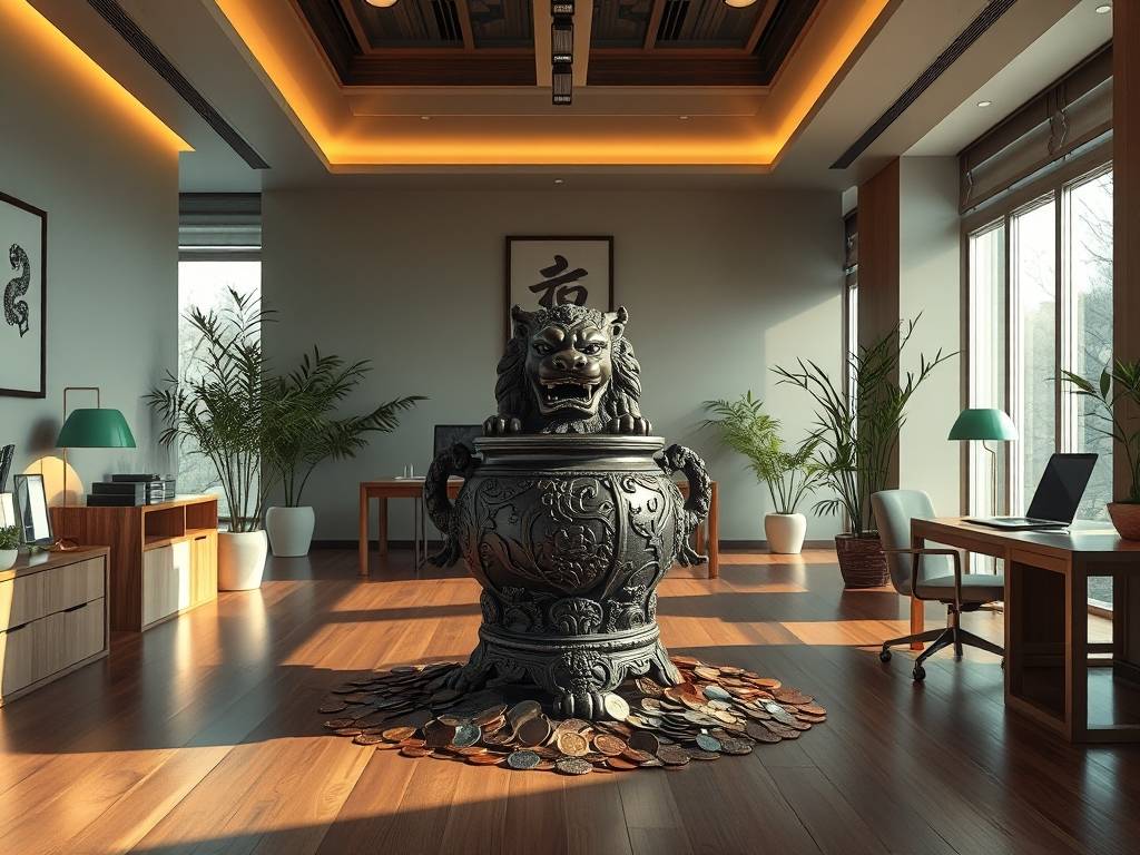 办公室放什么风水好 聚宝盆麒麟皆是好物