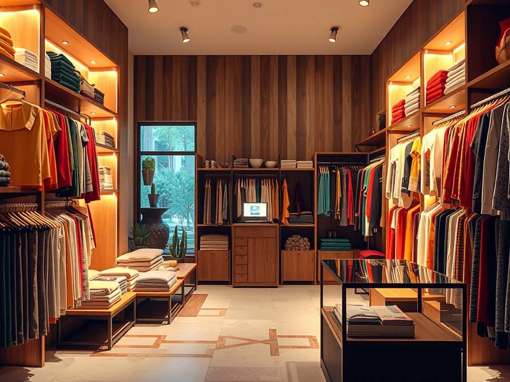 服装店如何布置招财风水  光线应柔和(hé)