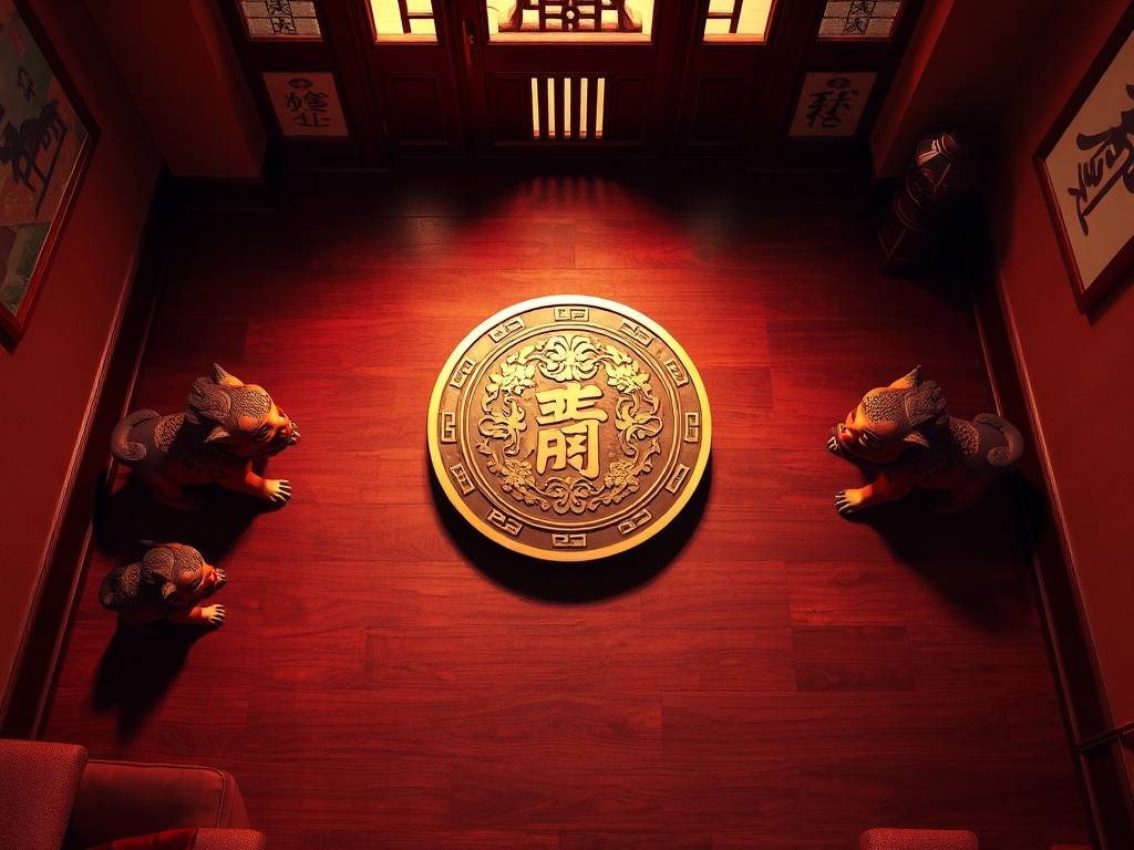 客厅摆放招财摆件的位置 宜正对大门招揽财气