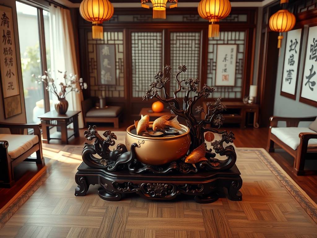 客厅摆放招财摆件的位置 宜正对大门招揽财气