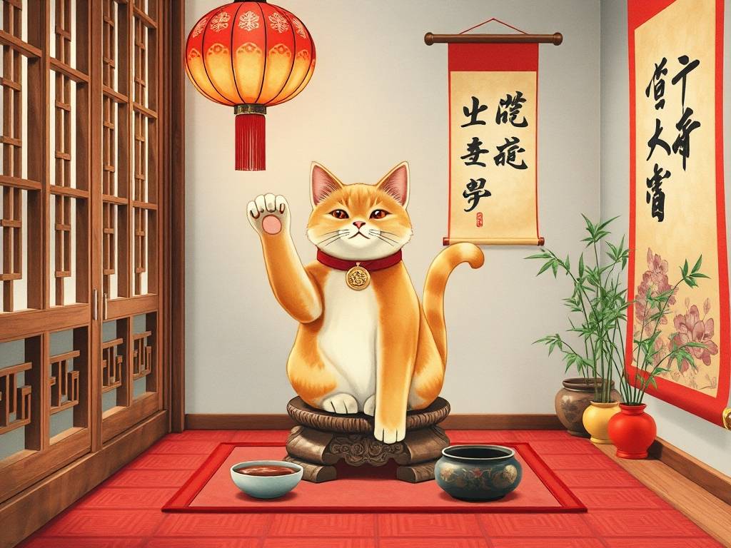 家里放招财猫的位置 摆放不同寓意不同