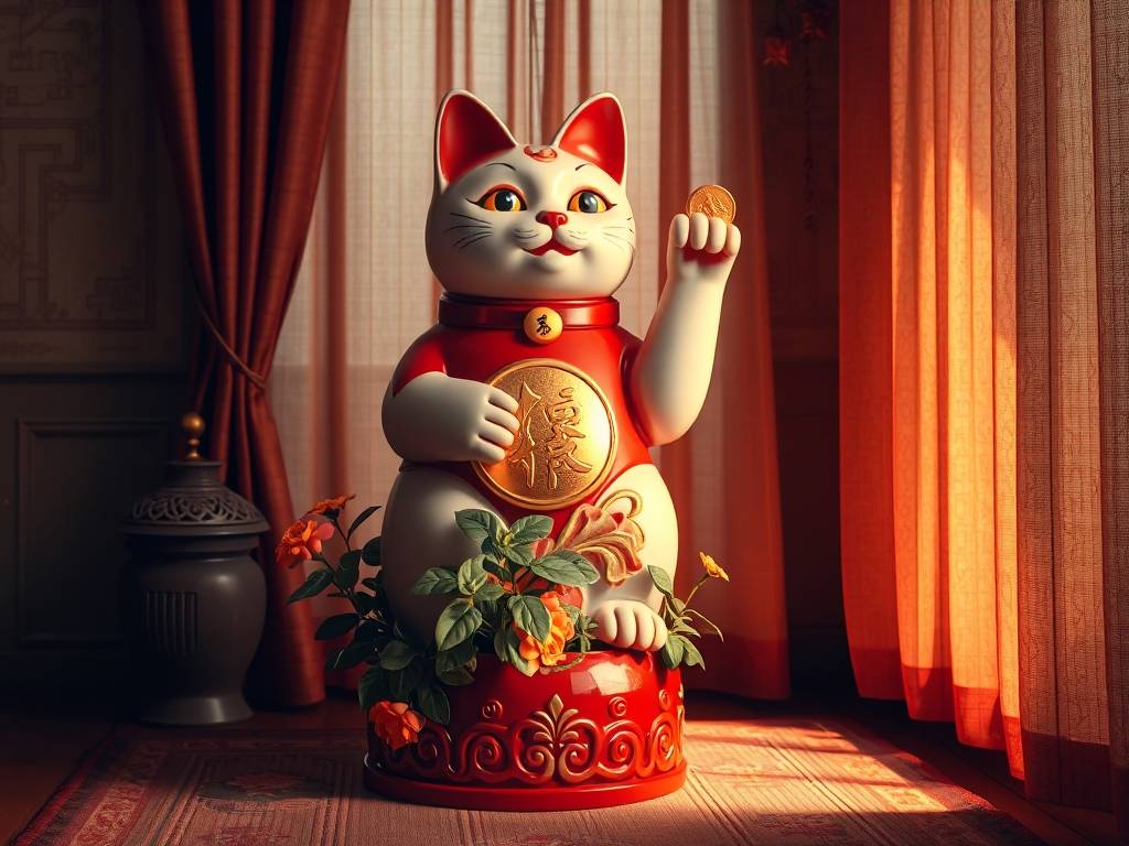 家里放招财猫的位置 摆放不同寓意不同