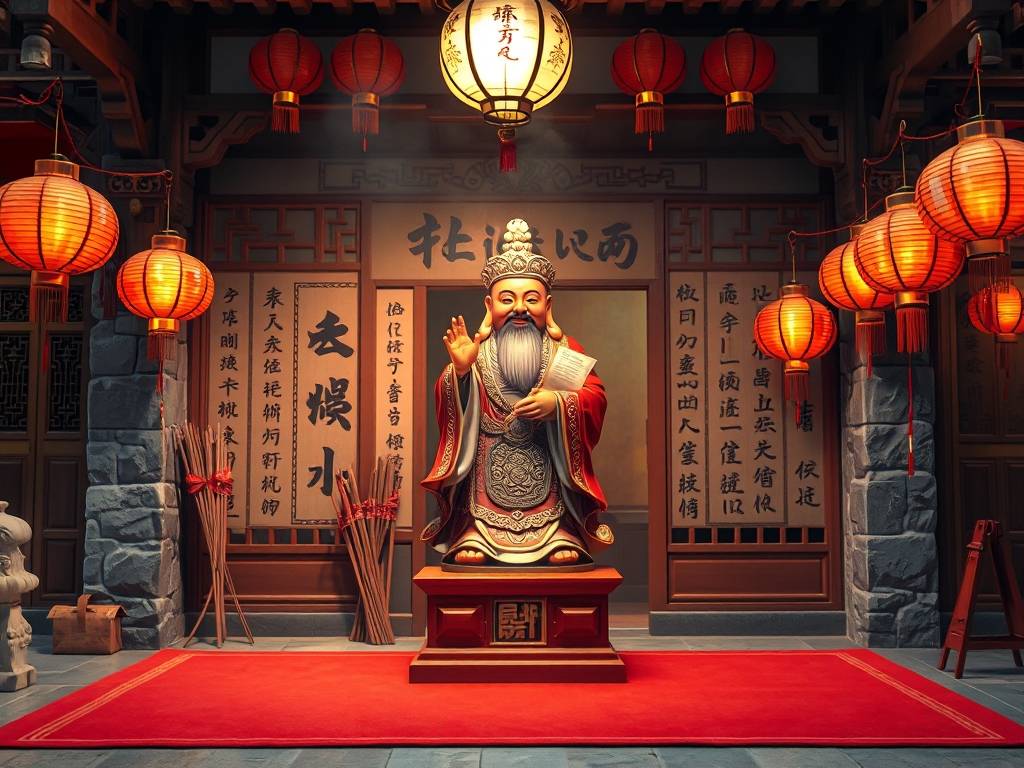 店铺财神爷的正确摆放位置