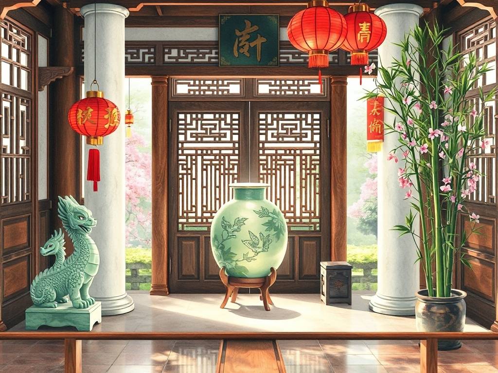 入户門(mén)口放什么招财