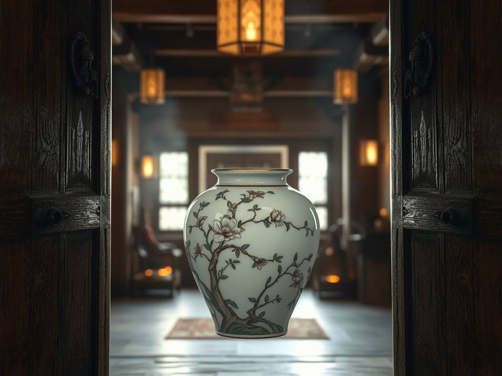 进门正对摆件
