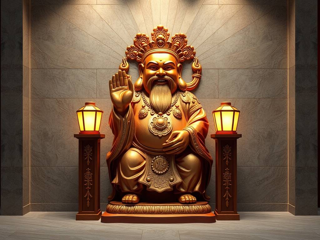 门面店财神爷摆放位置