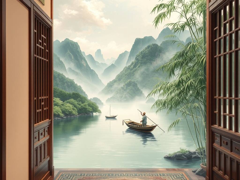 进门玄關(guān)挂什么图好